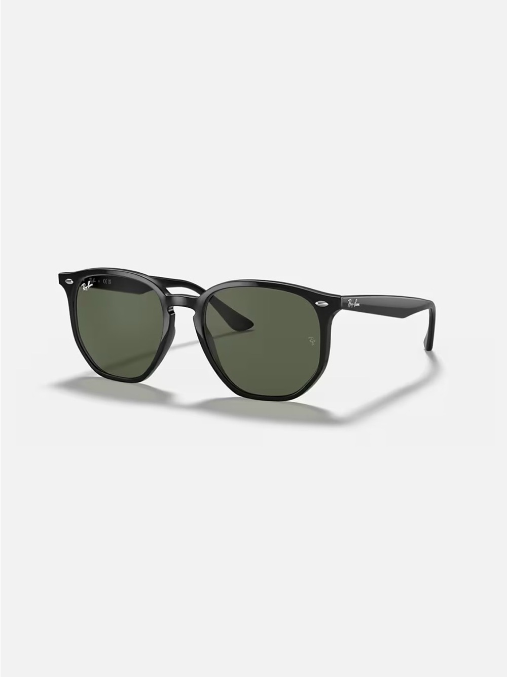 Ray-Ban RB4306 601/71 Polished Black/Dark Green Lens Sunglasses Unisex 54-19-145